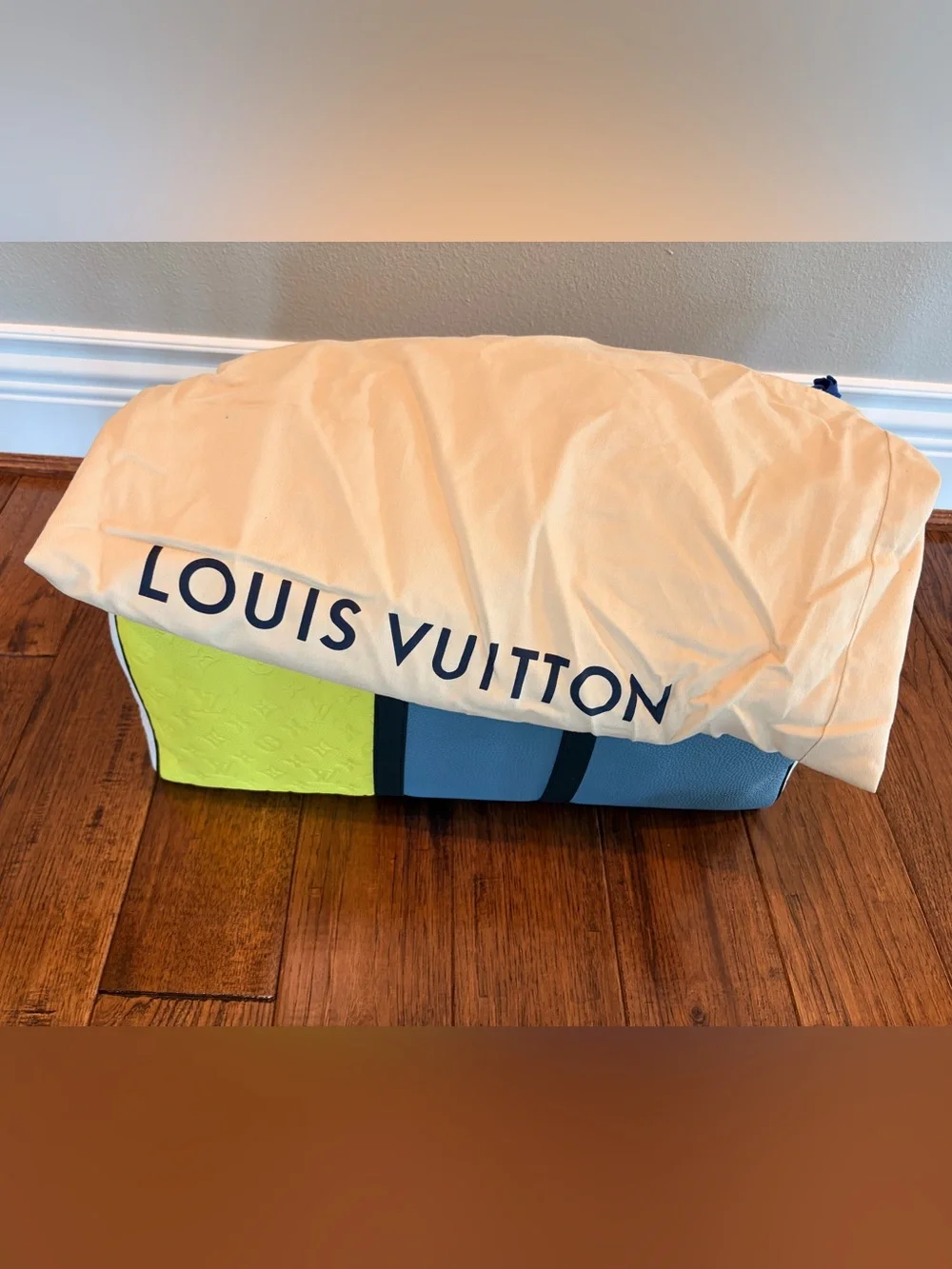 Louis Vuitton Keepall Bandoulière 50 from Virgil Abloh Patchwork collection
